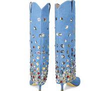 Load image into Gallery viewer, Strut Your Stuff Bejeweled Boots