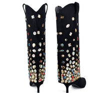 Load image into Gallery viewer, Strut Your Stuff Bejeweled Boots