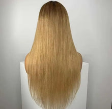 Load image into Gallery viewer, Honey Blonde Ombre Synthetic Wig