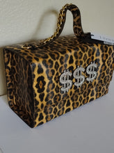 Load image into Gallery viewer, Dollar Sign Leopard Handbag