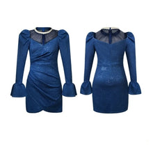 Load image into Gallery viewer, Bluesy Baddie Denim Mini