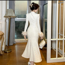 Load image into Gallery viewer, Retro Cheongsam Maxi