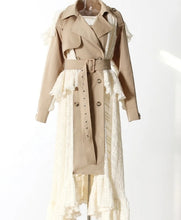 Load image into Gallery viewer, Madison Lace Trench Coat