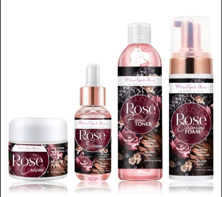 Organic Rose Skincare Set