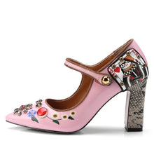 Load image into Gallery viewer, Barbie Jeweled Designer Heels
