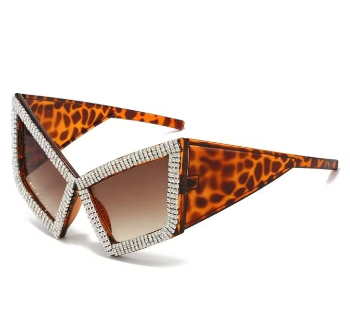 Oversized Glam Girl Sunglasses