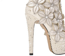 Load image into Gallery viewer, Spring Blossom Embellished Ankle Boot
