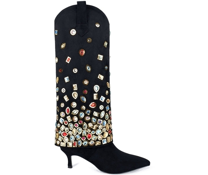 Strut Your Stuff Bejeweled Boots