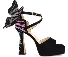 Load image into Gallery viewer, Pretty Butterfly Elegant Heels
