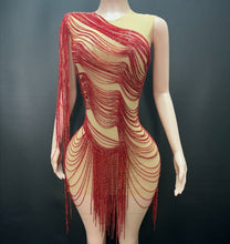 Load image into Gallery viewer, Drippin In Chains Custom Dress
