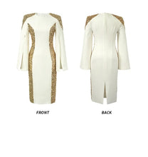 Load image into Gallery viewer, The White Party Midi Dress
