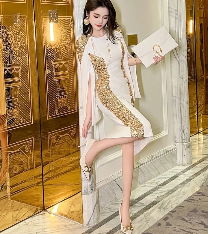 The White Party Midi Dress