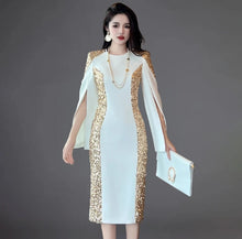 Load image into Gallery viewer, The White Party Midi Dress
