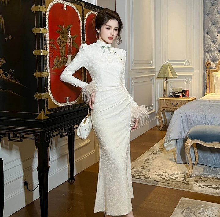 Retro Cheongsam Maxi