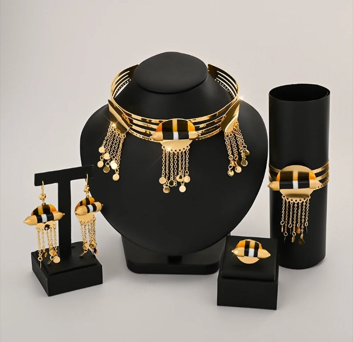 Dubai Exotica 4pc Necklace Set