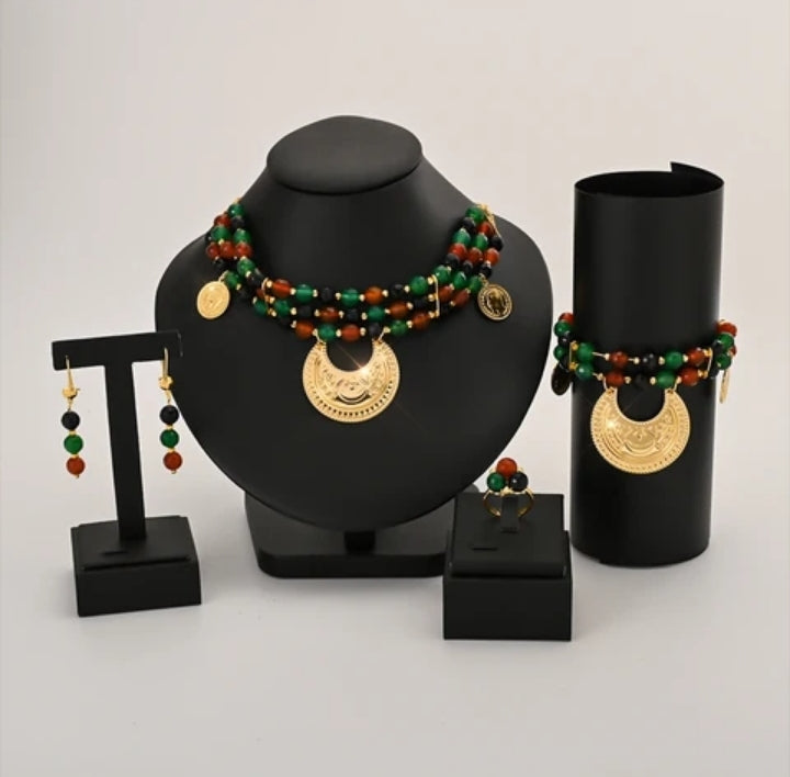 Dubai Royal 4pc Necklace Set