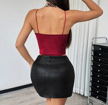Load image into Gallery viewer, Leopard Corset Crop Top
