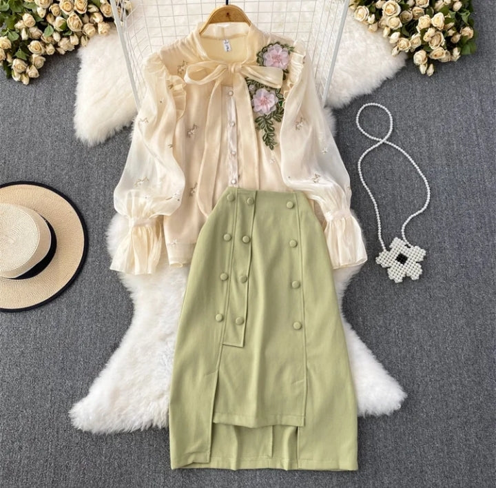 All Dolled Up 2pc Skirt Set