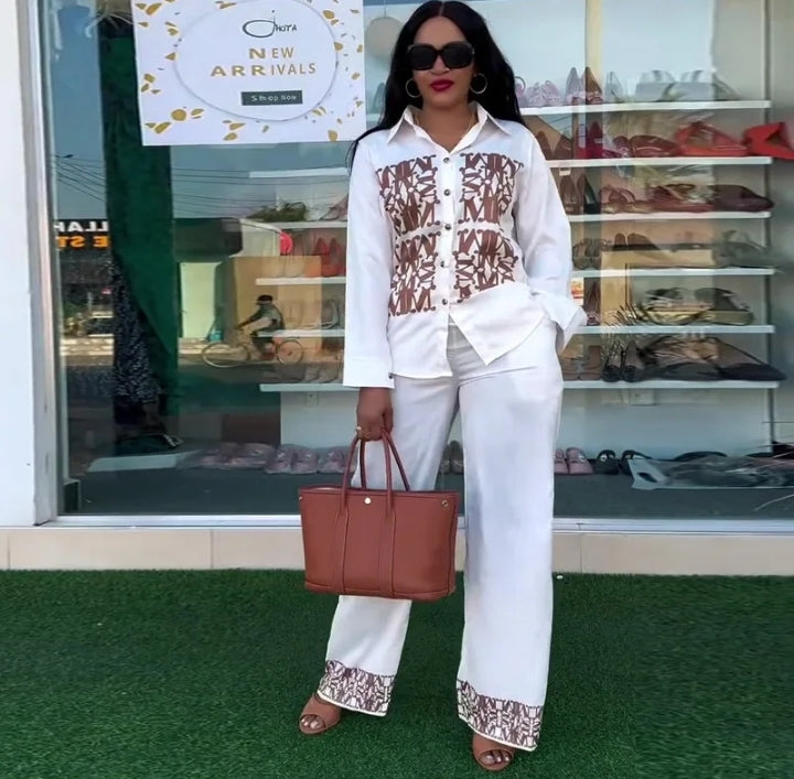 Italian Style 2pc Pants Set