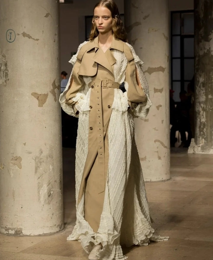 Madison Lace Trench Coat