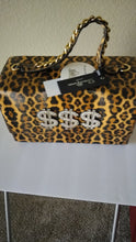 Load and play video in Gallery viewer, Leopard Money Handbag
